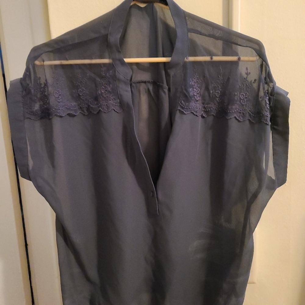 THE Limited see through dress shirt